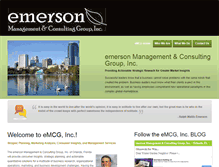 Tablet Screenshot of emersonmcg.com